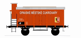 BuBi Model TT40070 - TT - Gedeckte Güterwagen opavské cukrovary